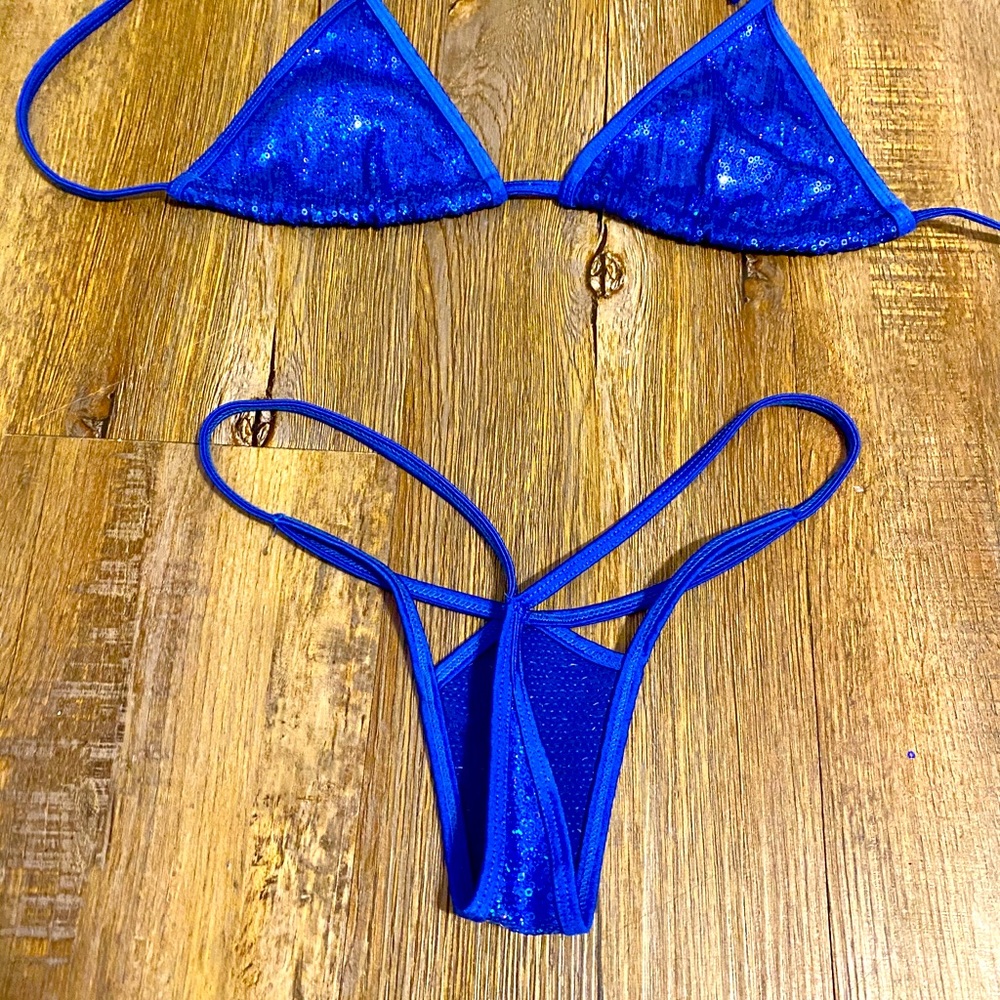 Sequin thong bikini - Picture 2 of 2